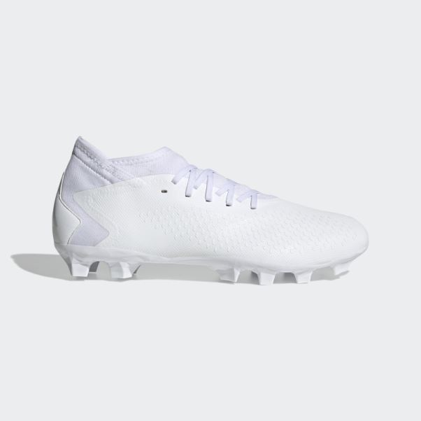 Predator Precision.3 Chaussures Multi-terrains Blanches Adidas