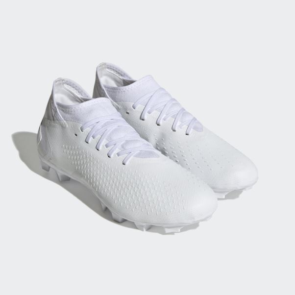 Predator Precision.3 Chaussures Multi-terrains Blanches Adidas