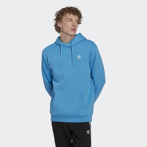 Sweat à Capuche Adicolor Essentials Trèfle Adidas Bleu