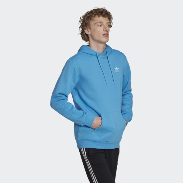 Sweat à Capuche Adicolor Essentials Trèfle Adidas Bleu