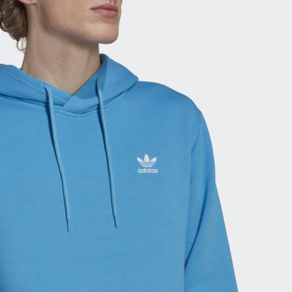 Sweat à Capuche Adicolor Essentials Trèfle Adidas Bleu