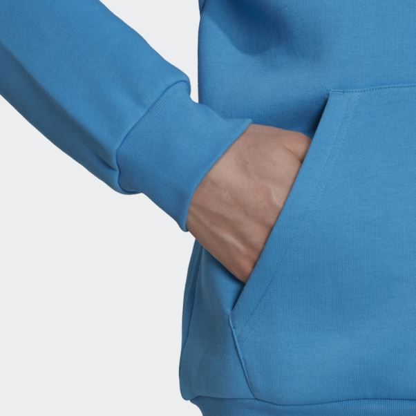 Sweat à Capuche Adicolor Essentials Trèfle Adidas Bleu