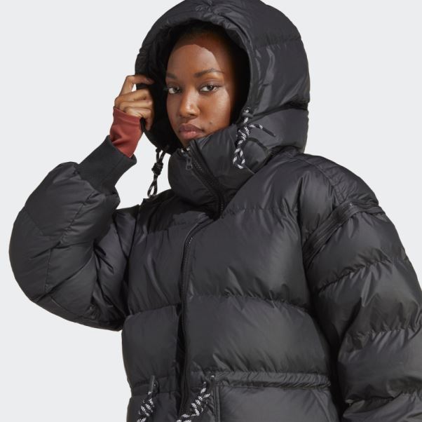 Doudoune Longue Adidas By Stella Mccartney Noir