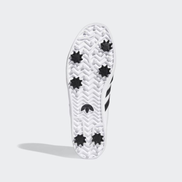 Adidas Golf Superstar Chaussures à Pointes Blanches