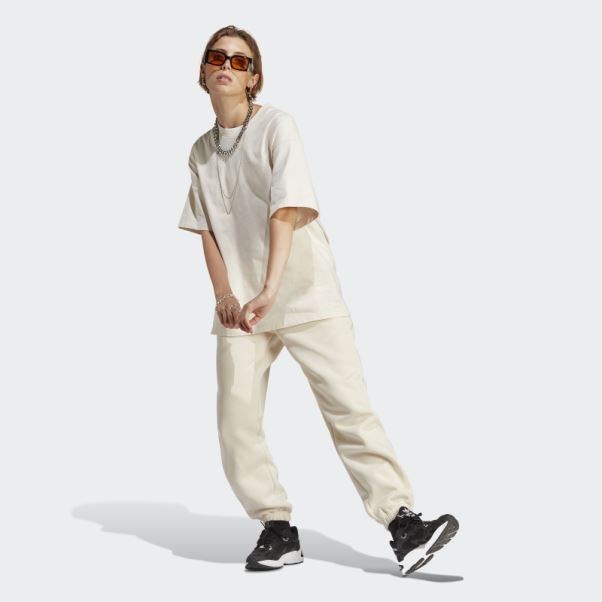 Pantalon De Jogging Polaire Essentials Blanc Adidas
