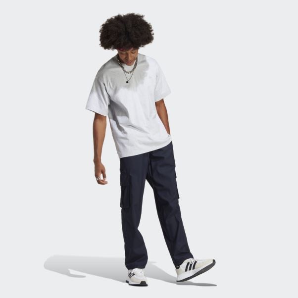 T-shirt Adidas Adicolor Contempo Gris Clair Chiné