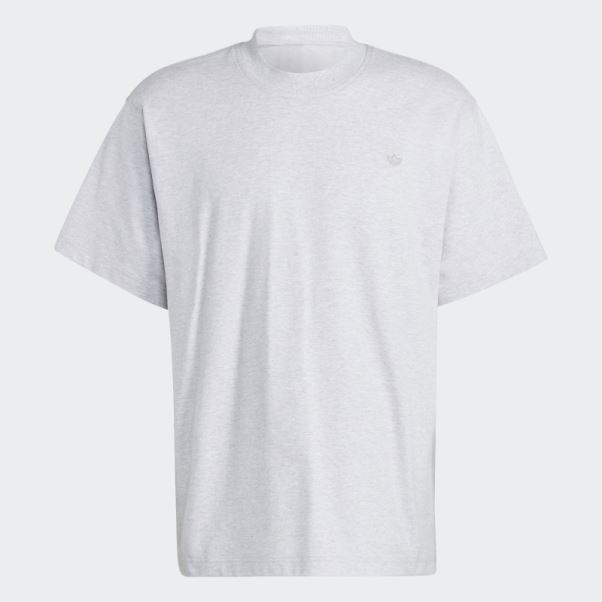 T-shirt Adidas Adicolor Contempo Gris Clair Chiné