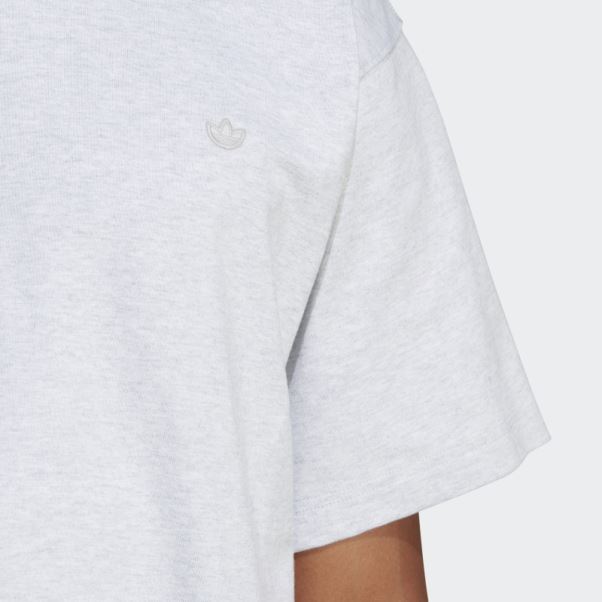 T-shirt Adidas Adicolor Contempo Gris Clair Chiné