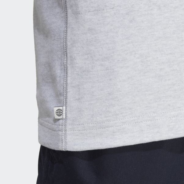 T-shirt Adidas Adicolor Contempo Gris Clair Chiné