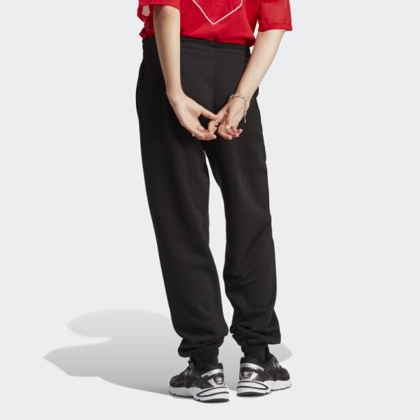 Pantalon De Jogging En Polaire Adidas Essentials Noir