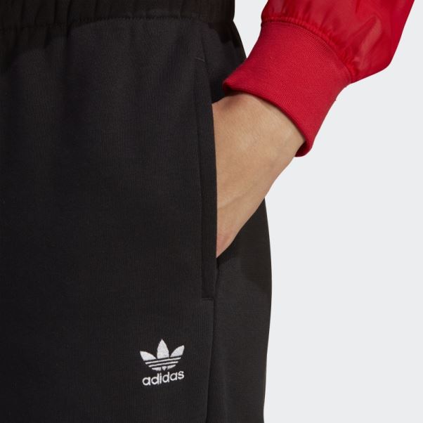 Pantalon De Jogging En Polaire Adidas Essentials Noir
