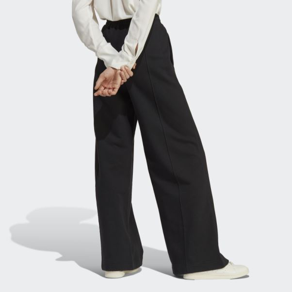 Adidas Pantalon De Jogging Nervuré Premium Essentials Noir