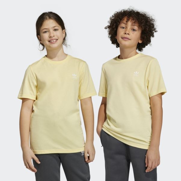 Adicolor T-shirt Jaune Adidas