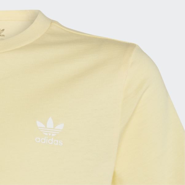 Adicolor T-shirt Jaune Adidas