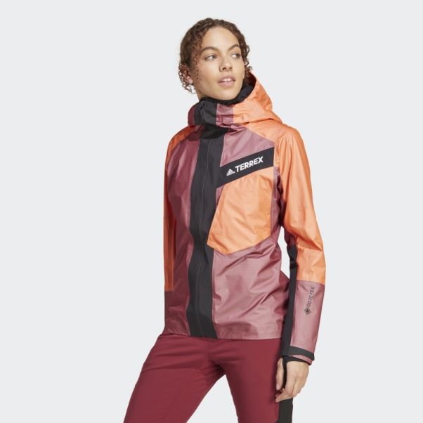 Adidas Veste Techrock Light Gore-tex Rouge