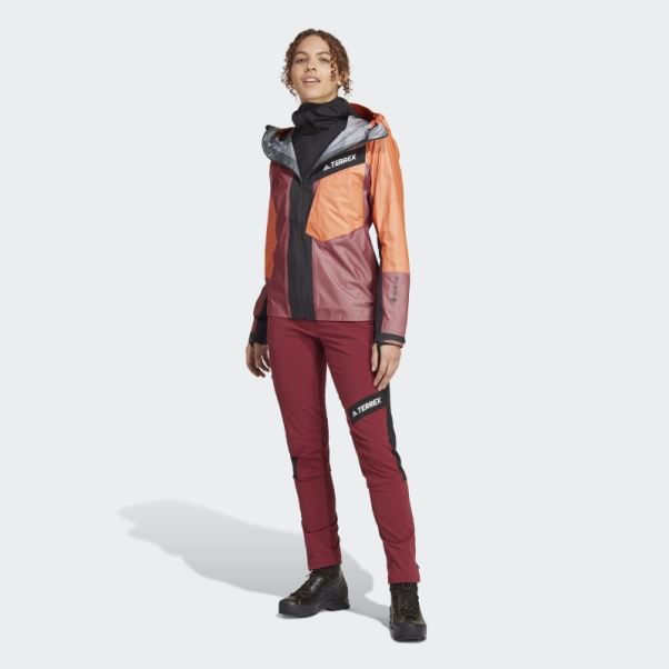 Adidas Veste Techrock Light Gore-tex Rouge