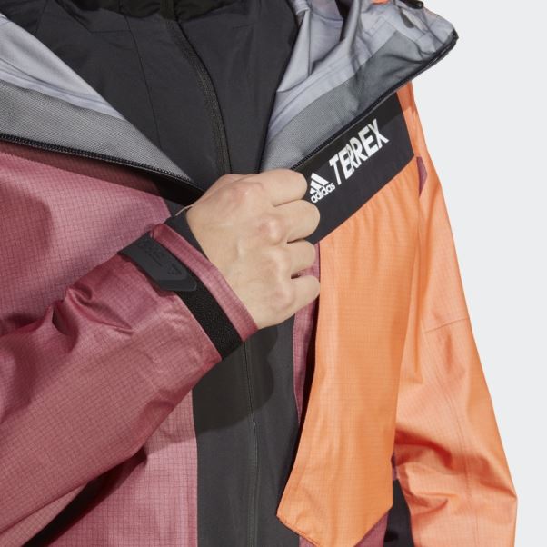 Adidas Veste Techrock Light Gore-tex Rouge