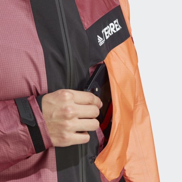Adidas Veste Techrock Light Gore-tex Rouge