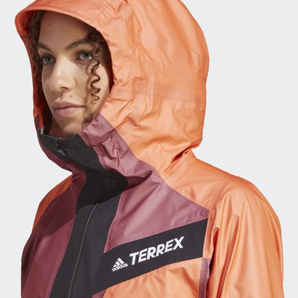 Adidas Veste Techrock Light Gore-tex Rouge