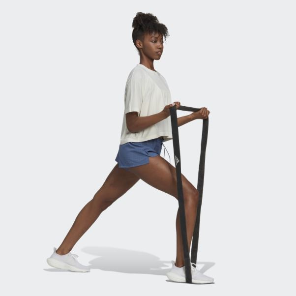 Short Pacer Perforé Acier Adidas
