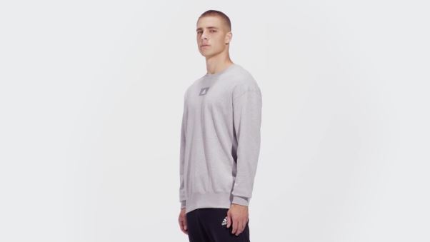 Sweat Adidas Essentials Feelvivid Drop Shoulder Gris Moyen