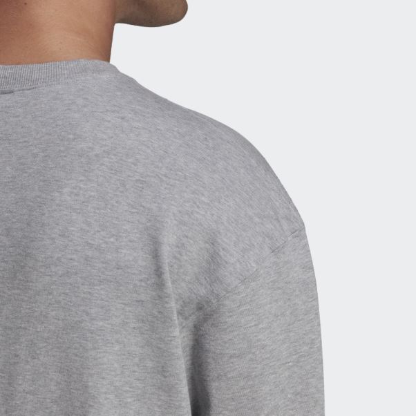 Sweat Adidas Essentials Feelvivid Drop Shoulder Gris Moyen