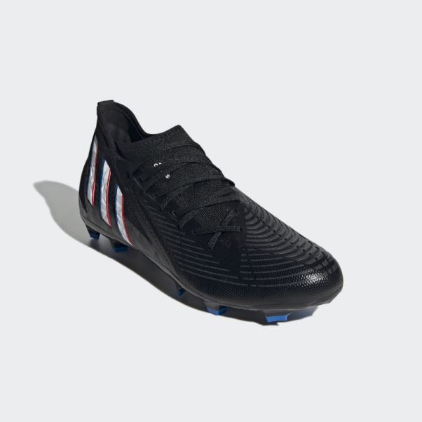 Adidas Predator Edge.3 Chaussures De Football Pour Terrain Sec Noir