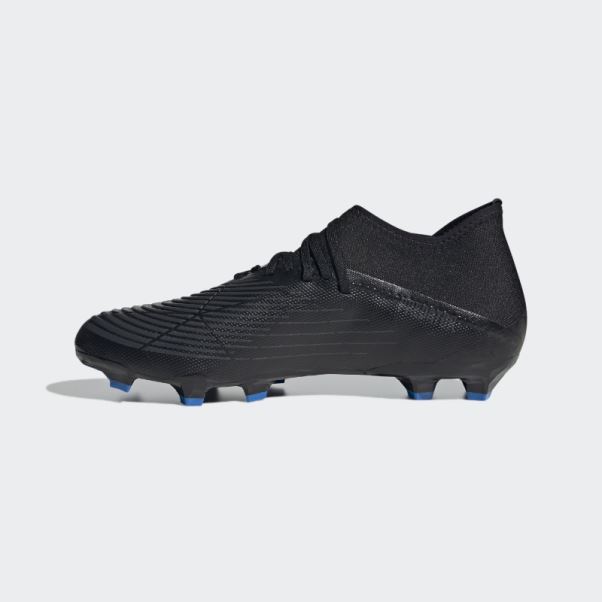 Adidas Predator Edge.3 Chaussures De Football Pour Terrain Sec Noir