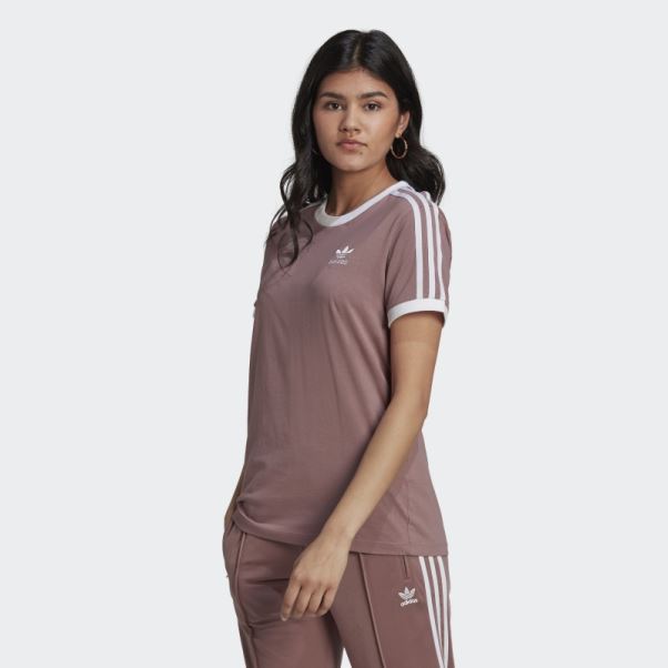 Adidas Adicolor Classics 3-stripes Tee Violet
