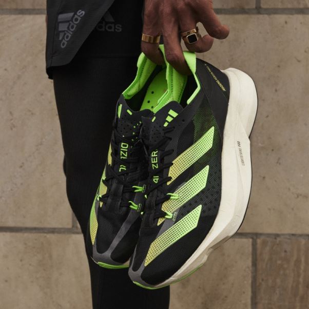 Chaussures Adidas Adizero Adios Pro 3 Vertes