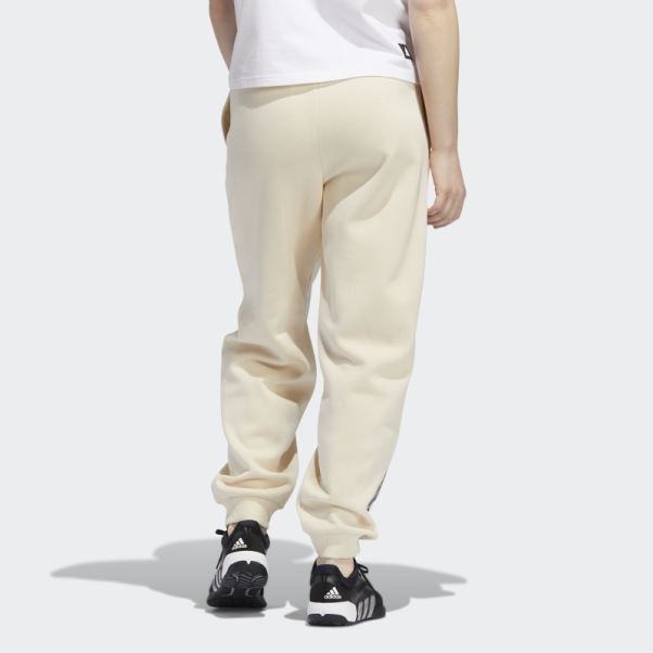 Adidas Pantalon De Jogging Imprimé Fleuri à Revers écru