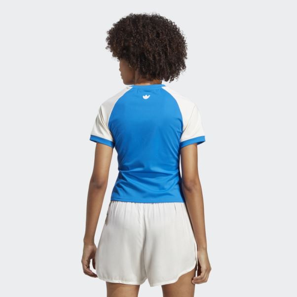 Tee Shirt Version Club Bleu Oiseau Bleu Adidas