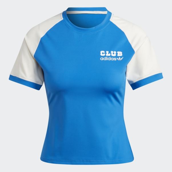 Tee Shirt Version Club Bleu Oiseau Bleu Adidas