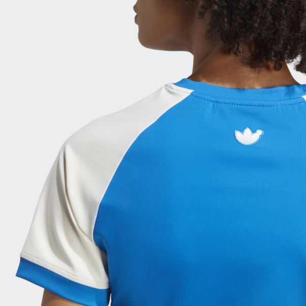 Tee Shirt Version Club Bleu Oiseau Bleu Adidas