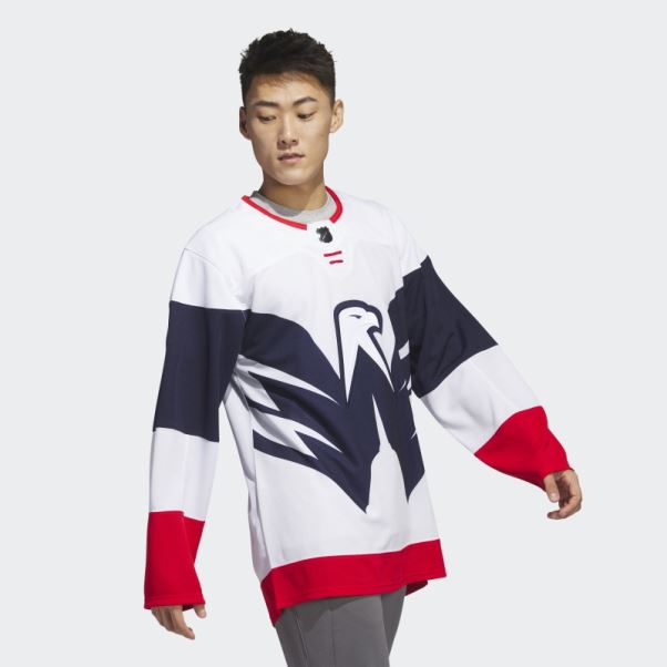 Maillot Blanc Adidas Capitals Stadium Series
