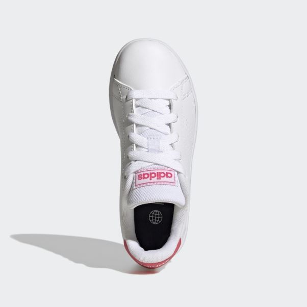 Adidas Chaussures De Sport à Lacets Blanches