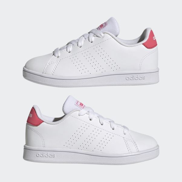 Adidas Chaussures De Sport à Lacets Blanches