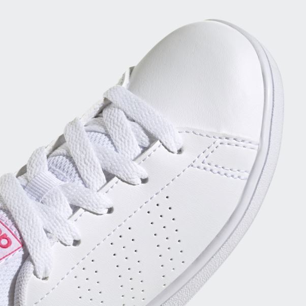 Adidas Chaussures De Sport à Lacets Blanches