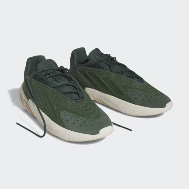 Chaussures Adidas Ozelia Vertes
