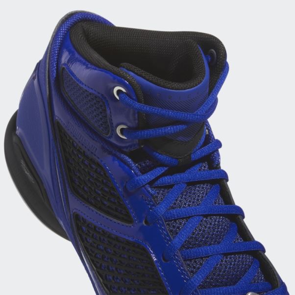 Chaussure De Basketball Adidas Adizero Rose 1.5 Restomod Bleu Royal