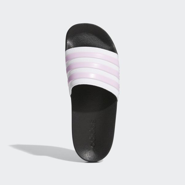 Claquettes De Douche Adidas Adilette Blanches