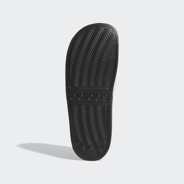 Claquettes De Douche Adidas Adilette Blanches