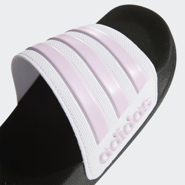 Claquettes De Douche Adidas Adilette Blanches