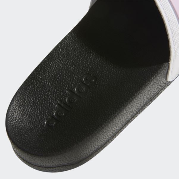 Claquettes De Douche Adidas Adilette Blanches