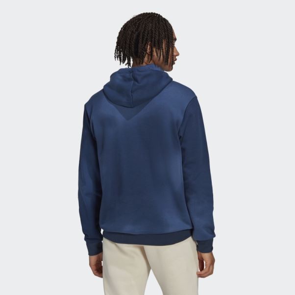 Sweat à Capuche Graphique Mellow Ride Club Adidas Bleu Marine