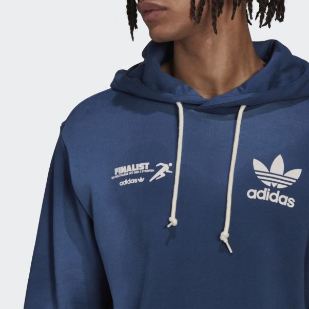 Sweat à Capuche Graphique Mellow Ride Club Adidas Bleu Marine