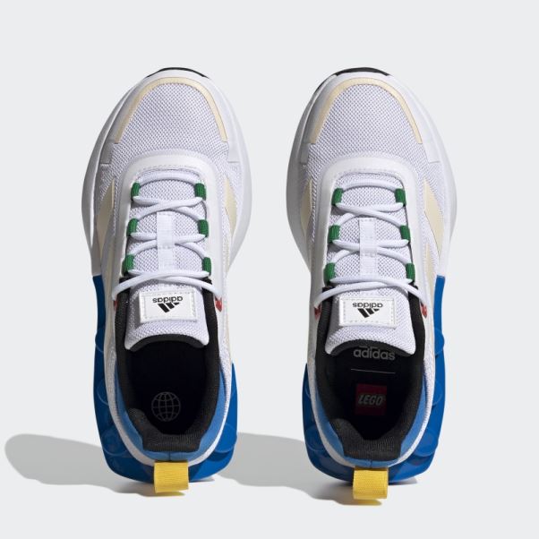 Adidas X Lego Tech Rnr Chaussures à Lacets Blanc Chaud