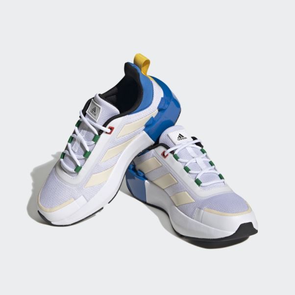 Adidas X Lego Tech Rnr Chaussures à Lacets Blanc Chaud