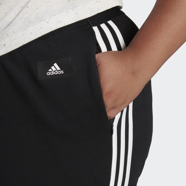 Adidas Sportswear Future Icons Pantalon Skinny à 3 Bandes (grande Taille) Noir