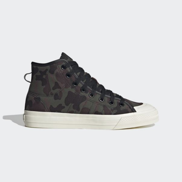 Chaussure Adidas Nizza Hi Rf Olive